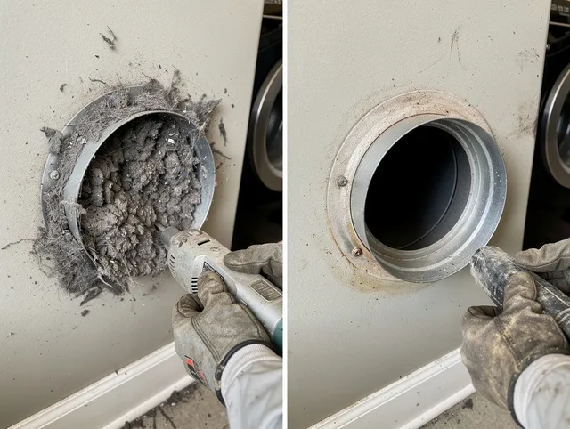 Professional clogged vent cleaning by Westerville Dryer Vent Cleaning in Westerville