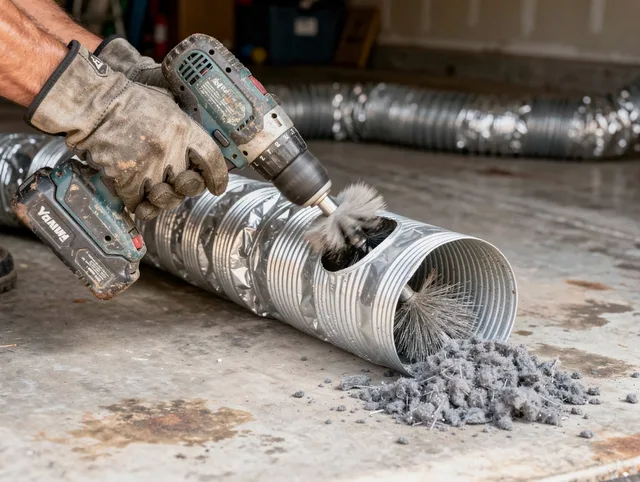 Professional duct cleaning by Westerville Dryer Vent Cleaning in Westerville